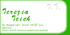 terezia teich business card